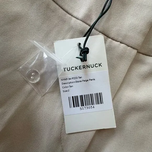 Tuckernuck Paige Stone Trouser Pants – Women’s Size 2, NWT - Picture 5 of 7